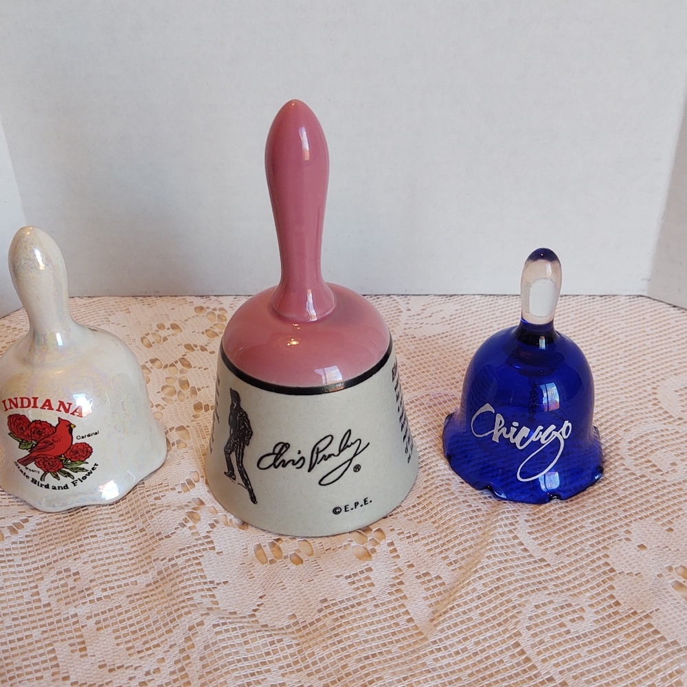Souvenir Bells. 3 for $20 Final Markdown Price Closet Clearout